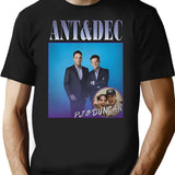 Ant And Dec - 90'S Retro Newcastle T-Shirt for Men & Women, T-Shirts Graphic Tee - Black