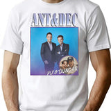 Ant And Dec - 90'S Retro Newcastle T-Shirt for Men & Women, T-Shirts Graphic Tee - White