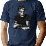 Anthony Good Food T-Shirt for Men & Women, T-Shirts Graphic Tee - Navy