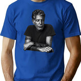 Anthony Good Food T-Shirt for Men & Women, T-Shirts Graphic Tee - Blue