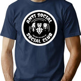 Anti Social Club T-Shirt for Men & Women, T-Shirts Graphic Tee - Navy