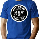 Anti Social Club T-Shirt for Men & Women, T-Shirts Graphic Tee - Blue