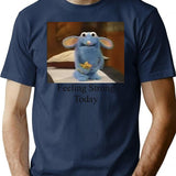 Anxious Tutter T-Shirt for Men & Women, T-Shirts Graphic Tee - Navy