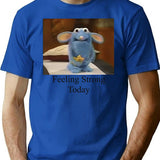 Anxious Tutter T-Shirt for Men & Women, T-Shirts Graphic Tee - Blue