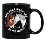 Appaloosa Horse Kisses Best Medicine In The World Black Coffee Mug, Gift Coffee Mug - Black