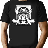 Arale T-Shirt for Men & Women, T-Shirts Graphic Tee - Black