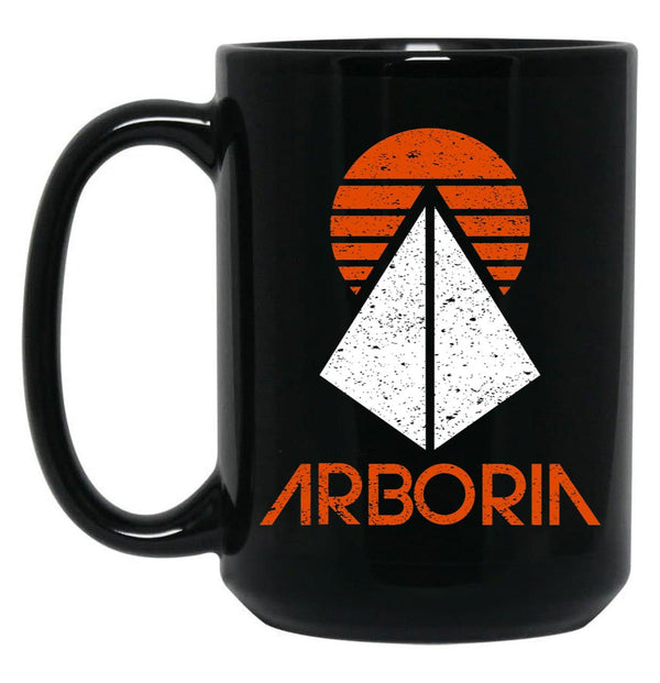 Arboria Institute (VintageDistressed) Classic Black Coffee Mug, Gift Coffee Mug - Black