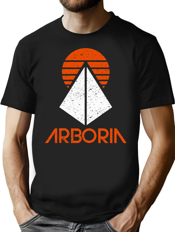 Arboria Institute (Vintagedistressed) T-Shirt for Men & Women, T-Shirts Graphic Tee - Black