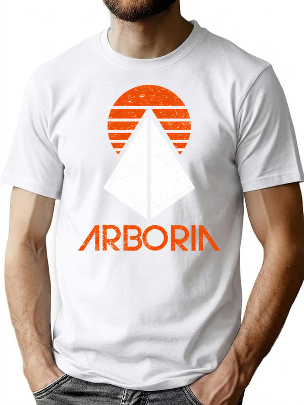 Arboria Institute (Vintagedistressed) T-Shirt for Men & Women, T-Shirts Graphic Tee - White