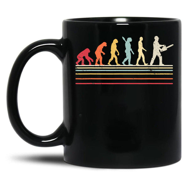 Arborist Chainsaw. Retro Style Tree Surgeon Black Coffee Mug, Gift Coffee Mug - Black