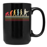 Arborist Chainsaw. Retro Style Tree Surgeon Black Coffee Mug, Gift Coffee Mug