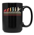 Arborist Chainsaw. Retro Style Tree Surgeon Black Coffee Mug, Gift Coffee Mug
