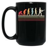 Arborist Chainsaw. Retro Style Tree Surgeon Black Coffee Mug, Gift Coffee Mug