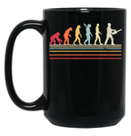 Arborist Chainsaw. Retro Style Tree Surgeon Black Coffee Mug, Gift Coffee Mug