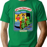 Are We There Yet T-Shirt for Men & Women, T-Shirts Graphic Tee - Green