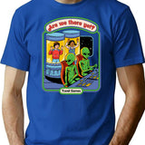 Are We There Yet T-Shirt for Men & Women, T-Shirts Graphic Tee - Blue