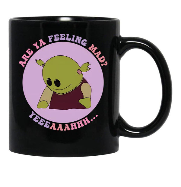 Are You Feeling Mad Nanalan Black Coffee Mug, Gift Coffee Mug - Black