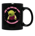 Are You Feeling Sad Nanalan Mona Black Coffee Mug, Gift Coffee Mug - Black