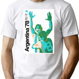 Argentina 78 T-Shirt for Men & Women, T-Shirts Graphic Tee - White