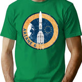 Ariane 6 Badge T-Shirt for Men & Women, T-Shirts Graphic Tee - Green