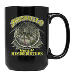 Armadillo World Headquarters 1970 Black Coffee Mug, Gift Coffee Mug