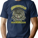 Armadillo World Headquarters 1970 Premium Heavyweight Cotton T-Shirt - Navy