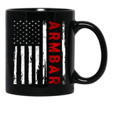 Armbar Black Coffee Mug, Gift Coffee Mug - Black