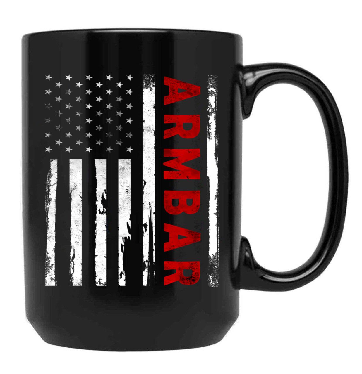 Armbar Black Coffee Mug, Gift Coffee Mug