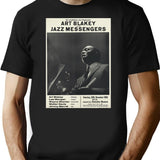 Art Blakey And The Jazz Messengers T-Shirt for Men & Women, T-Shirts Graphic Tee - Black