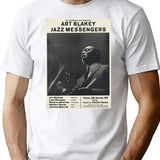 Art Blakey And The Jazz Messengers T-Shirt for Men & Women, T-Shirts Graphic Tee - White