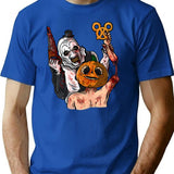 Art Boo T-Shirt for Men & Women, T-Shirts Graphic Tee - Blue