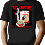 Art Crispies Art The Clown T-Shirt for Men & Women, T-Shirts Graphic Tee - Black