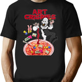 Art Crispies Terrifier T-Shirt for Men & Women, T-Shirts Graphic Tee - Black