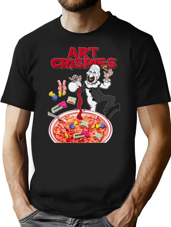 Art Crispies Terrifier T-Shirt for Men & Women, T-Shirts Graphic Tee - Black