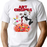 Art Crispies Terrifier T-Shirt for Men & Women, T-Shirts Graphic Tee - White