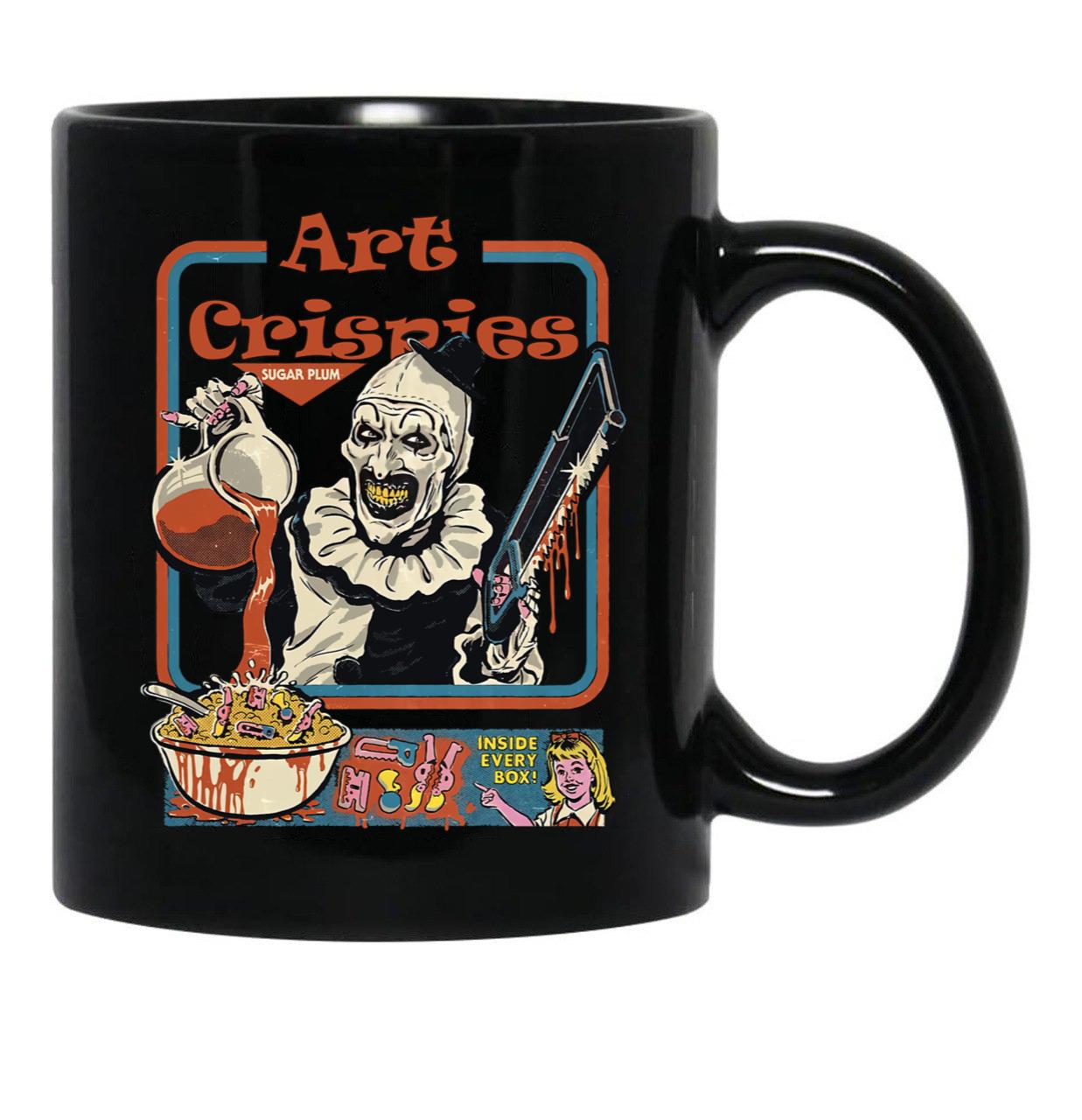 Art Crispies (2) Black Coffee Mug, Gift Coffee Mug - Black