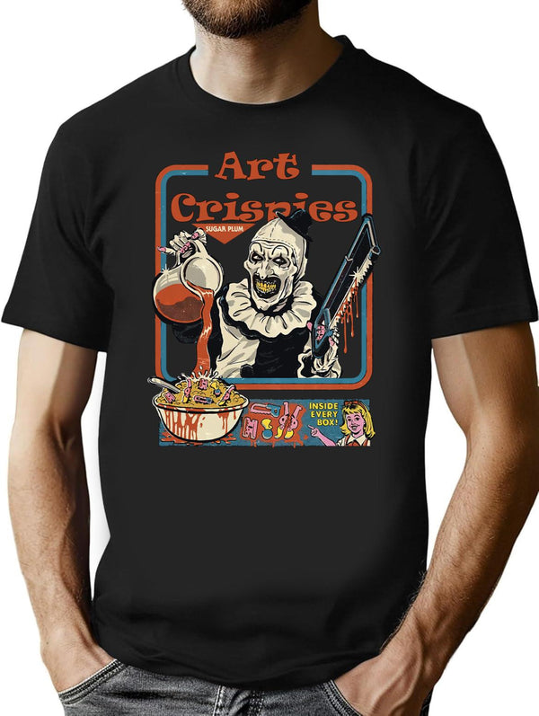 Art Crispies (2) Premium Heavyweight Cotton T-Shirt - Black