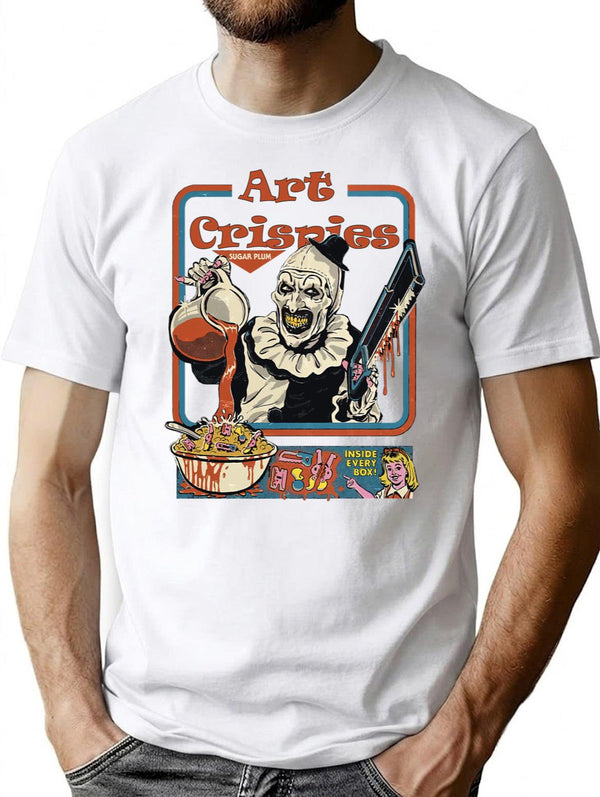 Art Crispies (2) Premium Heavyweight Cotton T-Shirt - White
