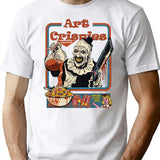 Art Crispies T-Shirt for Men & Women, T-Shirts Graphic Tee - White