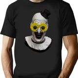 Art Evil Smile T-Shirt for Men & Women, T-Shirts Graphic Tee - Black