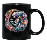 Art Mommy Dearest Black Coffee Mug, Gift Coffee Mug - Black