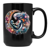 Art Mommy Dearest Black Coffee Mug, Gift Coffee Mug