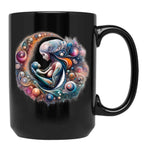 Art Mommy Dearest Black Coffee Mug, Gift Coffee Mug