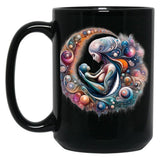 Art Mommy Dearest Black Coffee Mug, Gift Coffee Mug