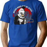 Art Never Goes Out Of Style T-Shirt for Men & Women, T-Shirts Graphic Tee - Blue