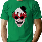 Art Red Glasses T-Shirt for Men & Women, T-Shirts Graphic Tee - Green
