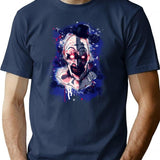 Art Terrifier Movie Halloween T-Shirt for Men & Women, T-Shirts Graphic Tee - Navy