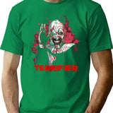 Art The C.Lown Scary Horror T-Shirt for Men & Women, T-Shirts Graphic Tee - Green
