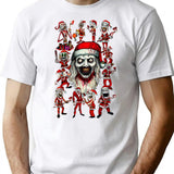 Art The Claus - 13 Different Animation Styles T-Shirt for Men & Women, T-Shirts Graphic Tee - White