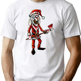 Art The Claus - Claymation Style T-Shirt for Men & Women, T-Shirts Graphic Tee - White